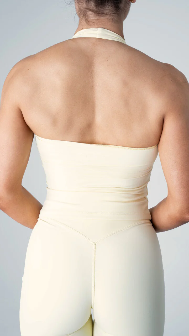 Wrap Halterneck Butter - Image 11