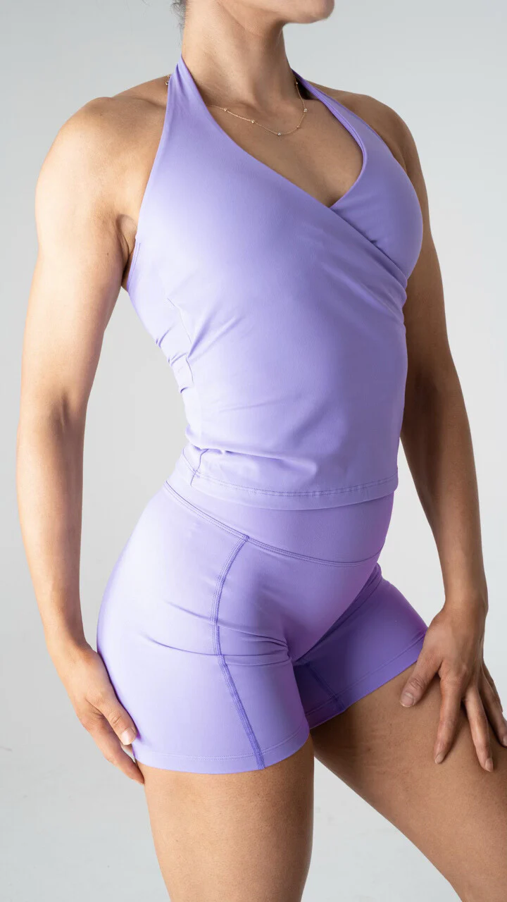 Wrap Halterneck Purple - Image 5