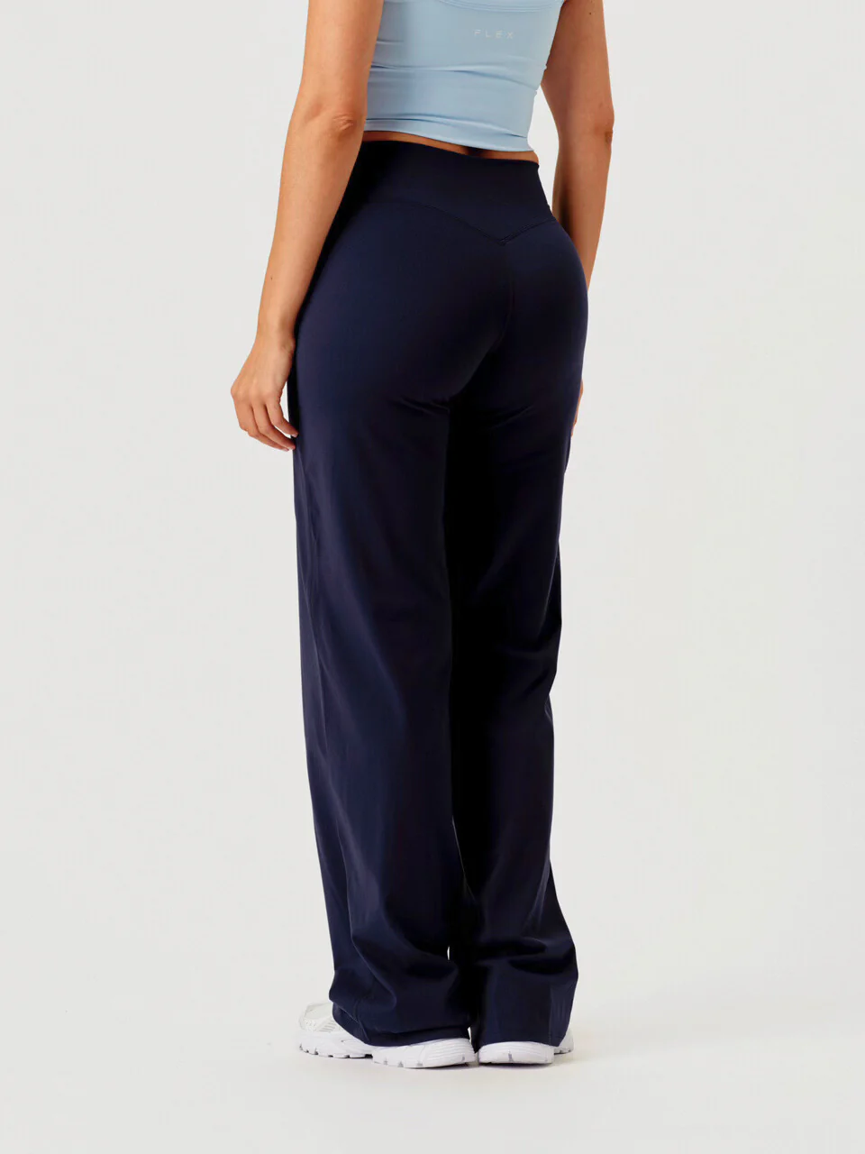 Wrap Straight Leg Pants Midnight - Image 2