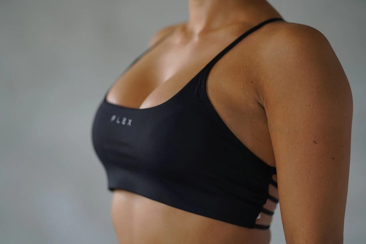 Wrap Strap Top - Black - Image 3