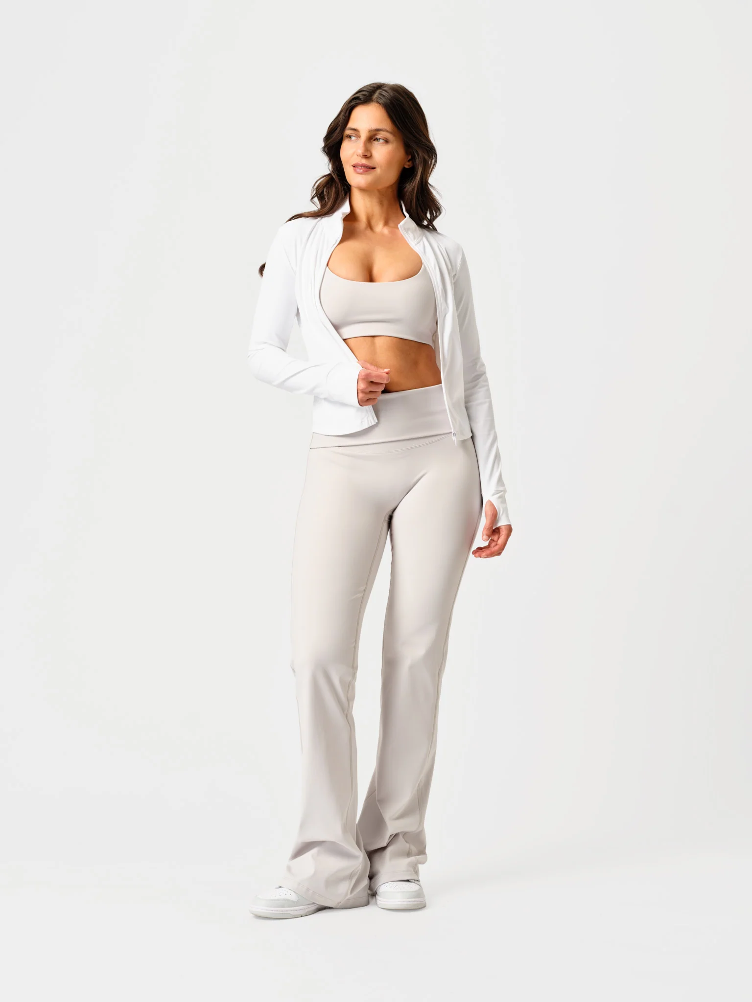 Yoga Flare Foldover Soft grey - Image 9